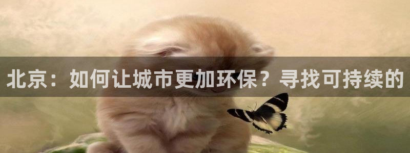 tp钱包 狗币：北京：如何让城市更加环保？寻找可持续的